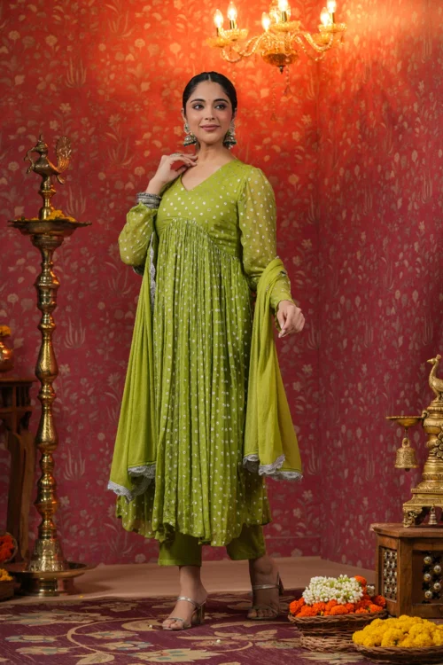 Ethnic Dress Gold